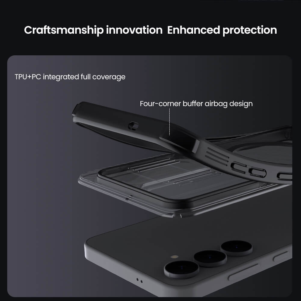 Чехол-крышка NILLKIN для Samsung Galaxy S25 FE (S25 Fan Edition) (серия CamShield Pro Magnetic case Clear version)